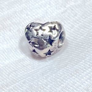 Pandora Heart sterling silver charm